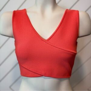 BCBGMaxAzria Coral Sleeveless Crop Tank